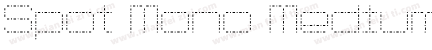 Spot Mono Medium Regular字体转换